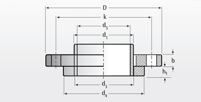 TS 814/1 Pn16 Destekli Gevşek Flanş